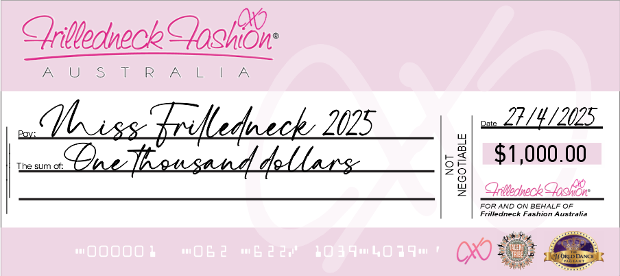 Giant Rigid Novelty Cheque - Novelty BIG Cheques
